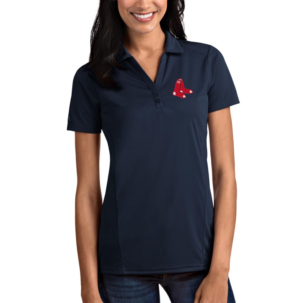 Boston Red Sox Antigua Women's Tribute Polo - Navy