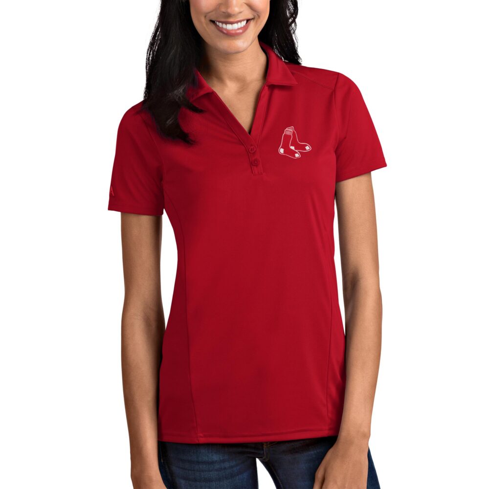 Boston Red Sox Antigua Women's Tribute Polo - Red