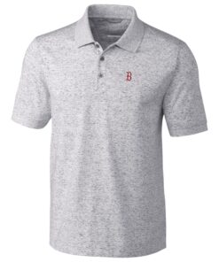 Boston Red Sox Cutter & Buck Advantage Polo Space Dye - Gray