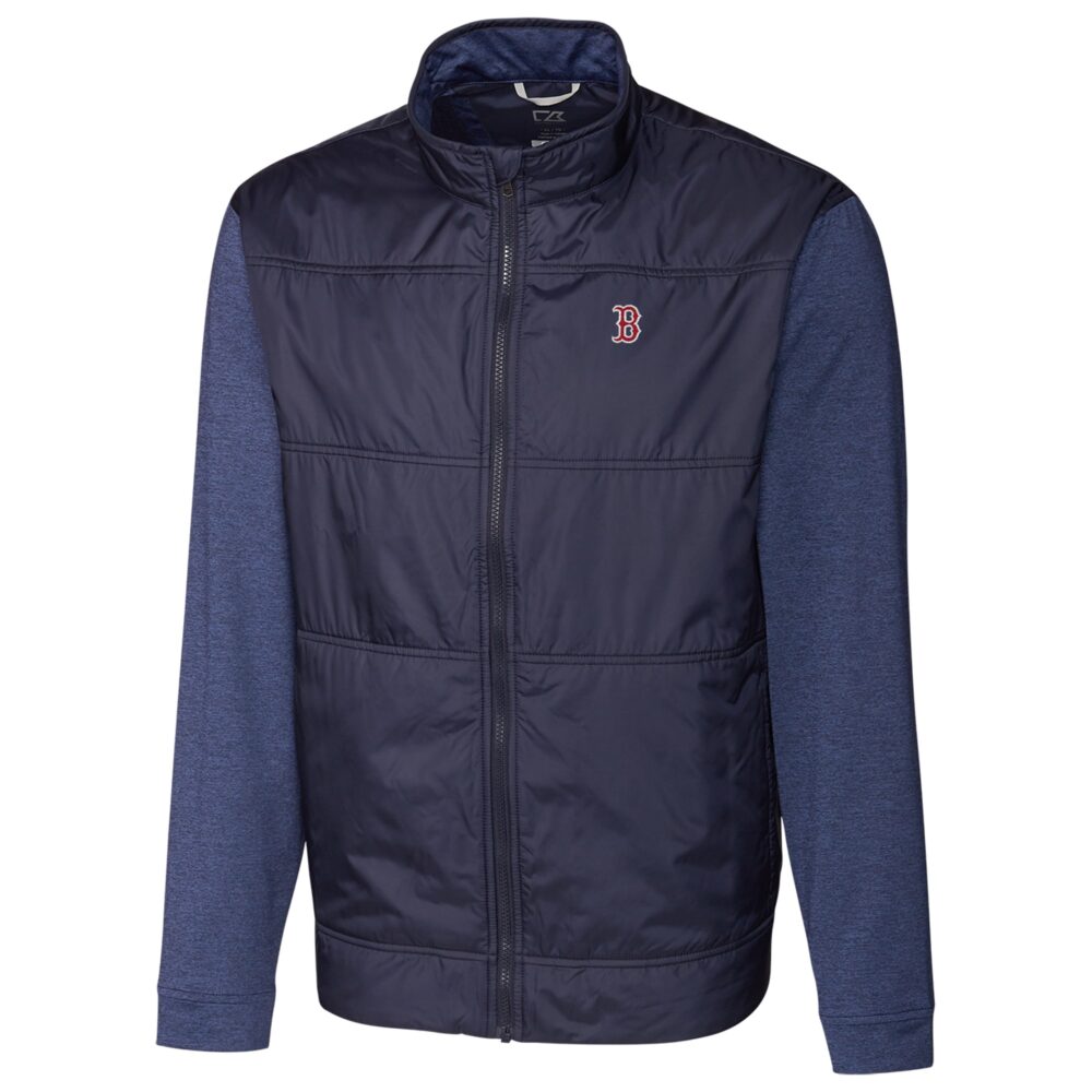Boston Red Sox Cutter & Buck Stealth Full-Zip Jacket - Navy