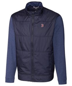 Boston Red Sox Cutter & Buck Stealth Full-Zip Jacket - Navy