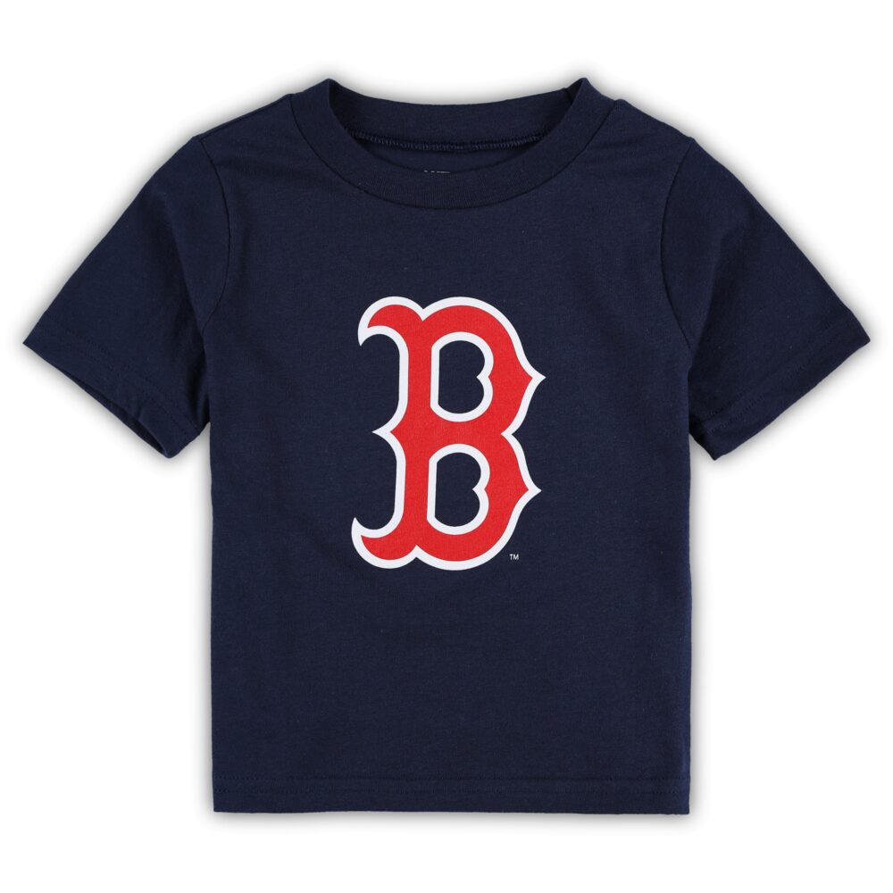 Infant Boston Red Sox Navy Team Crew Primary Logo T-Shirt
