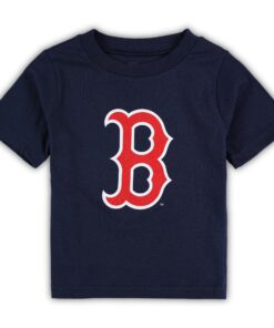Infant Boston Red Sox Navy Team Crew Primary Logo T-Shirt