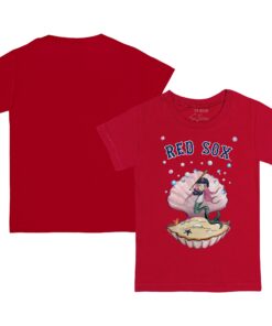 Infant Boston Red Sox Tiny Turnip Red Mermaid T-Shirt