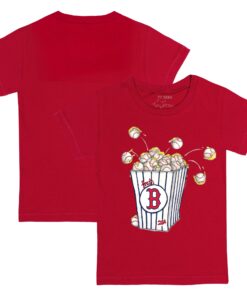 Infant Boston Red Sox Tiny Turnip Red Popcorn T-Shirt