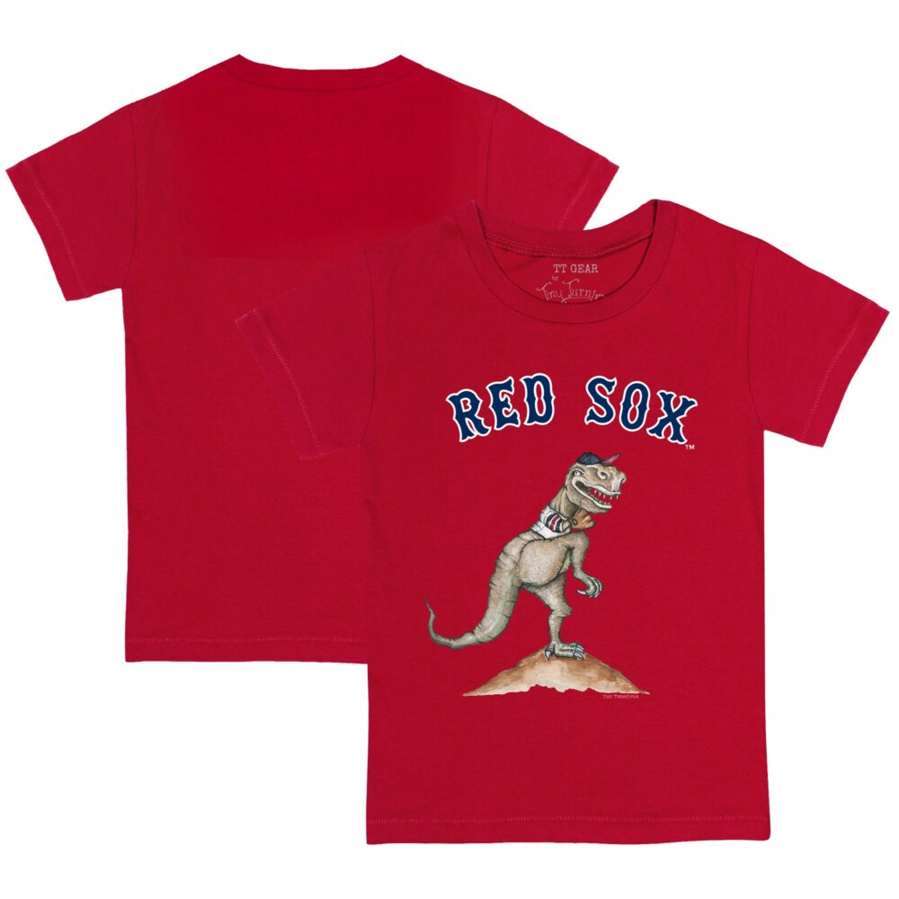 Infant Boston Red Sox Tiny Turnip Red TT Rex T-Shirt