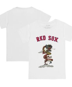 Infant Boston Red Sox Tiny Turnip White 2024 Year of the Dragon T-Shirt