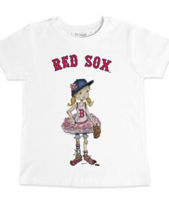 Infant Boston Red Sox Tiny Turnip White Baseball Babes T-Shirt