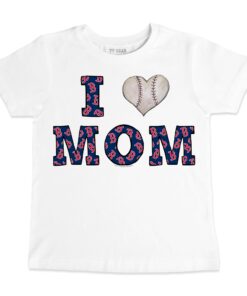 Infant Boston Red Sox Tiny Turnip White Heart Mom T-Shirt
