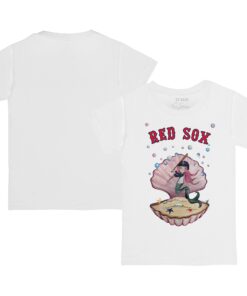Infant Boston Red Sox Tiny Turnip White Mermaid T-Shirt