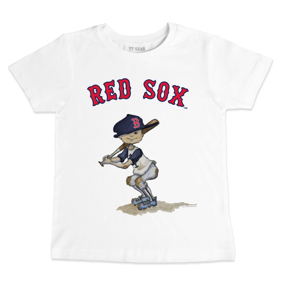 Infant Boston Red Sox Tiny Turnip White Slugger T-Shirt