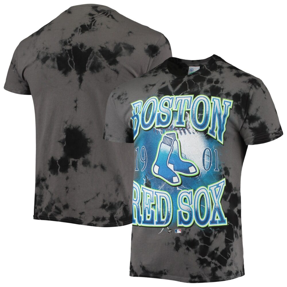Men's Boston Red Sox '47 Charcoal Wonder Boy Vintage Tubular T-Shirt