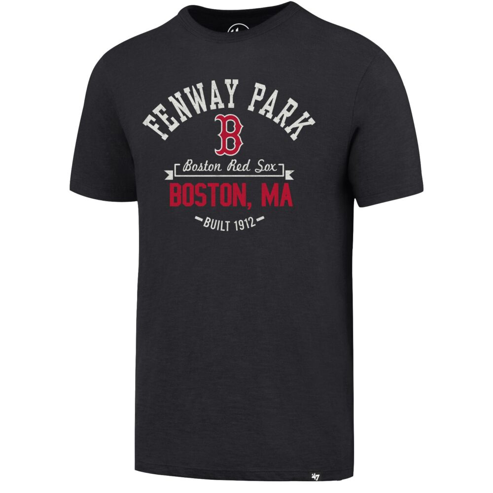 Men's Boston Red Sox '47 Gray Fenway Park Outfield Scrum T-Shirt