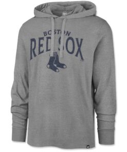 Men's Boston Red Sox '47 Gray Timepiece Franklin Lightweight Pullover Hoodie