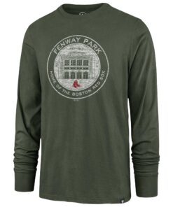 Men's Boston Red Sox '47 Green Fenway Coin Long Sleeve T-Shirt