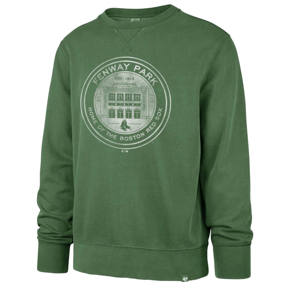 Men's Boston Red Sox '47 Green Fenway Park Coin Logo Pullover Sweatshirt