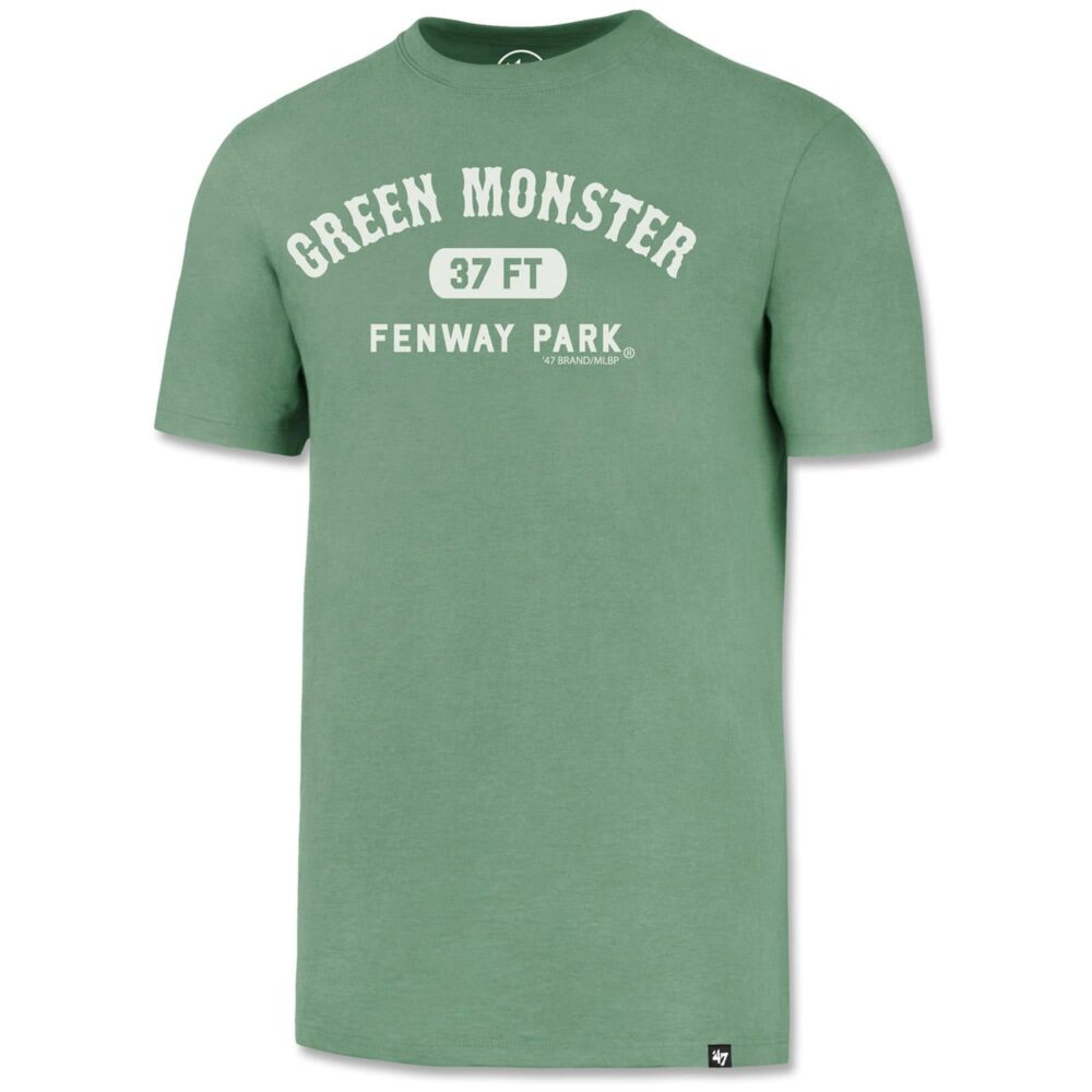 Men's Boston Red Sox '47 Green Fenway Park Green Monster 37 Feet T-Shirt