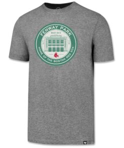 Men's Boston Red Sox '47 Heather Gray Fenway Park Coin Logo Slate Grey T-Shirt