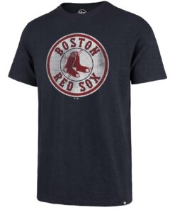 Men's Boston Red Sox '47 Navy Circle Logo Scrum T-Shirt
