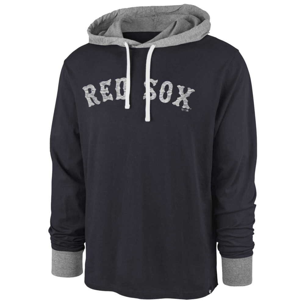 Men's Boston Red Sox '47 Navy Domino Franklin Lightweight Pullover Hoodie