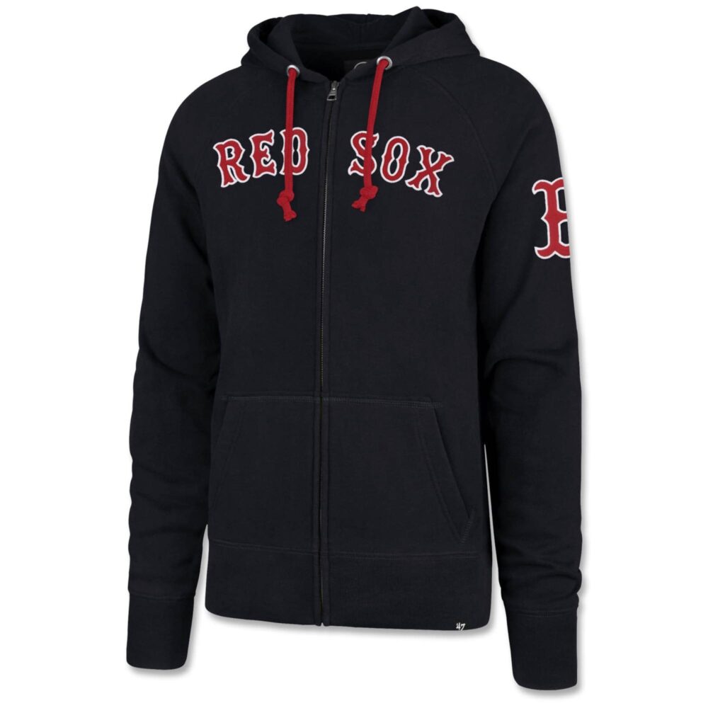 Men's Boston Red Sox '47 Navy Gamebreak Full-Zip Hoodie