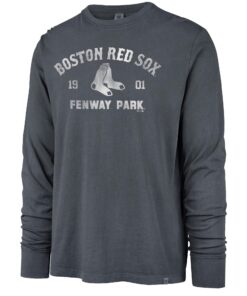 Men's Boston Red Sox '47 Navy Garment Washed 1901 Long Sleeve T-Shirt