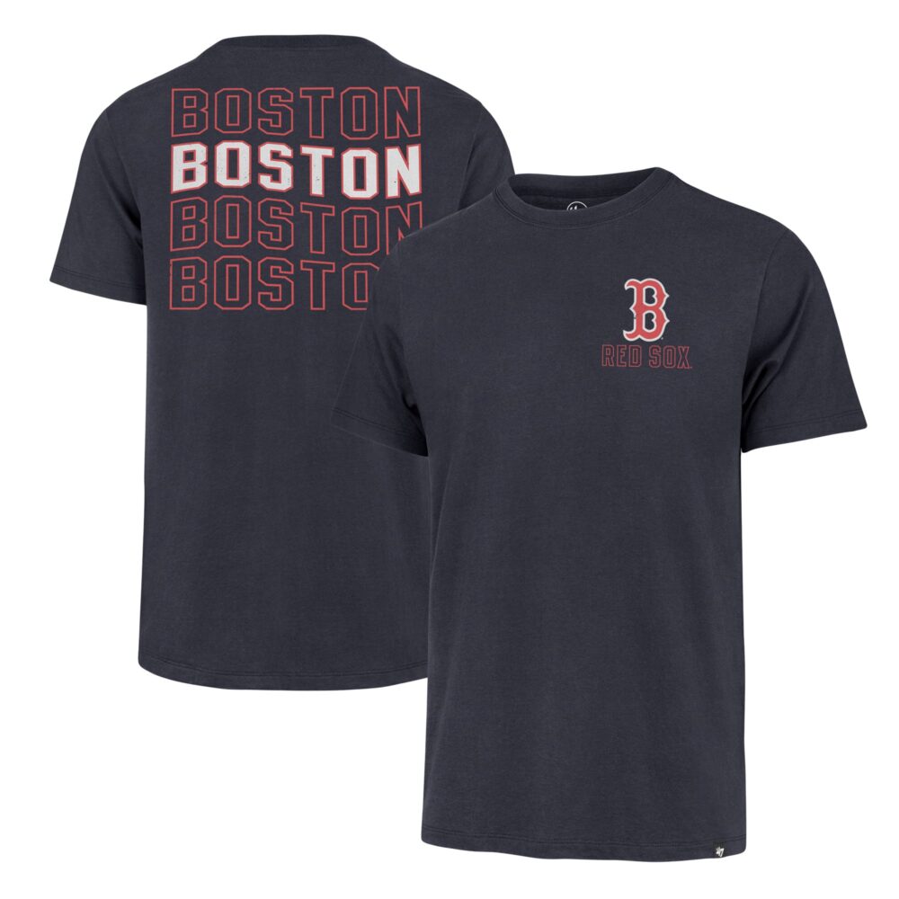 Men's Boston Red Sox '47 Navy Hang Back Franklin T-Shirt