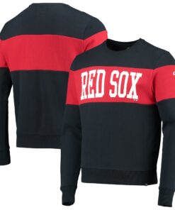 Men's Boston Red Sox '47 Navy Interstate Pullover Sweatshirt