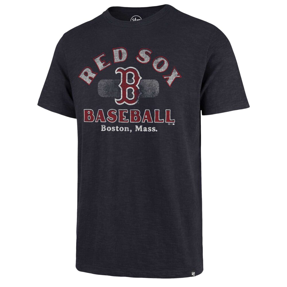 Men's Boston Red Sox '47 Navy Offset T-Shirt