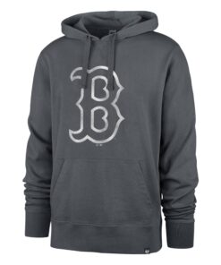 Men's Boston Red Sox '47 Navy Portal Hudson Pullover Hoodie