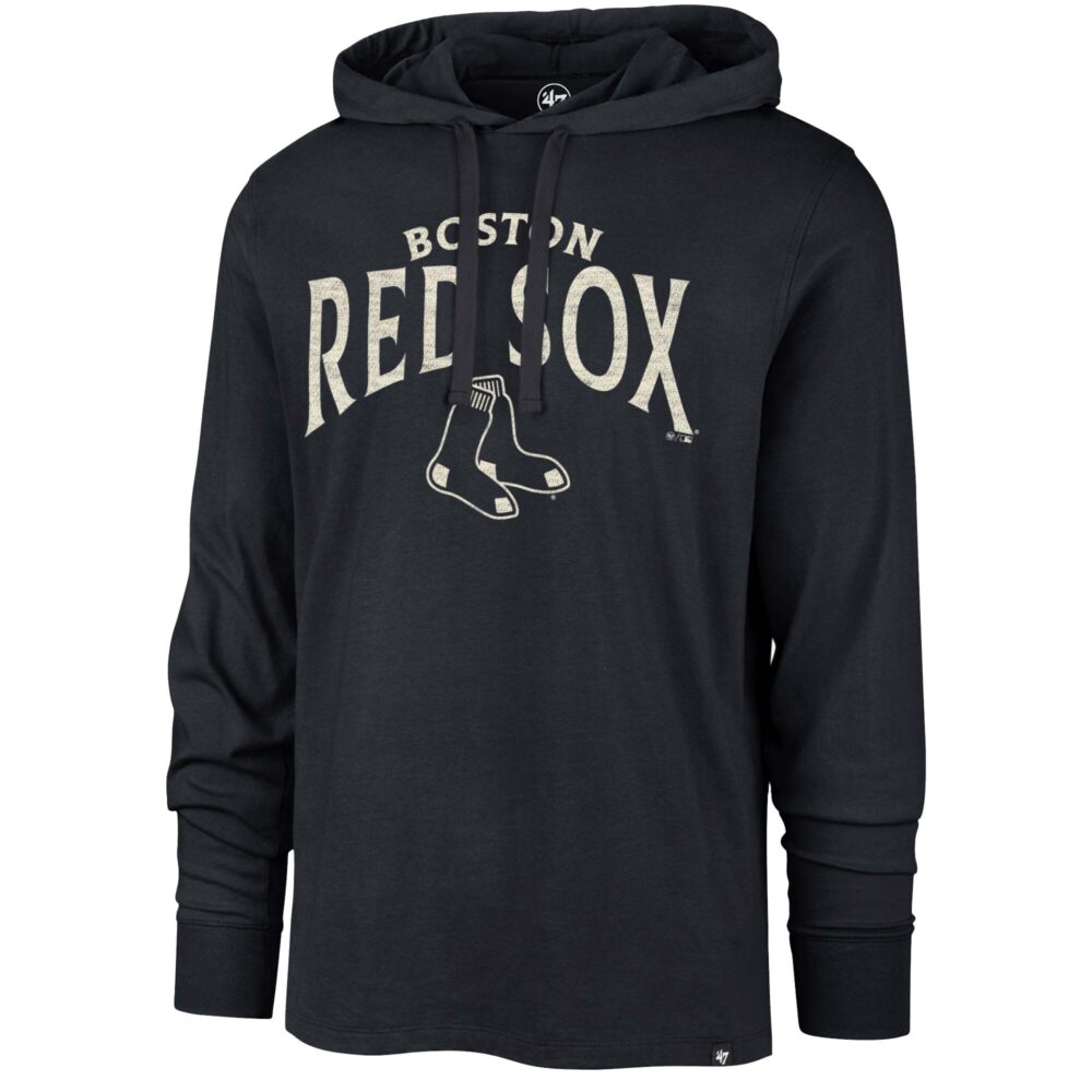 Men's Boston Red Sox '47 Navy Timepiece Franklin Lightweight Pullover Hoodie