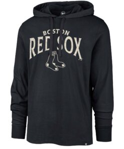 Men's Boston Red Sox '47 Navy Timepiece Franklin Lightweight Pullover Hoodie