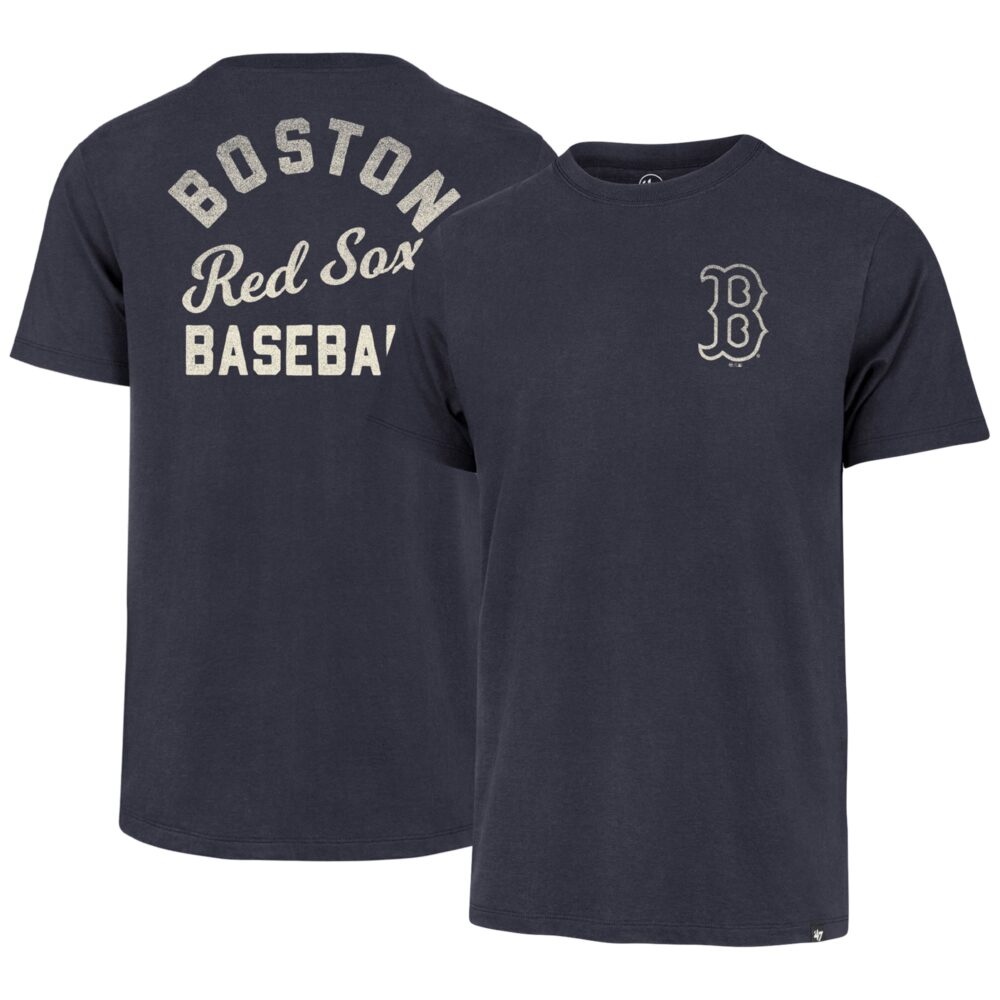 Men's Boston Red Sox  '47 Navy Turn Back Franklin T-Shirt