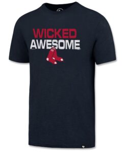 Men's Boston Red Sox '47 Navy Wicked Awesome Scrum T-Shirt