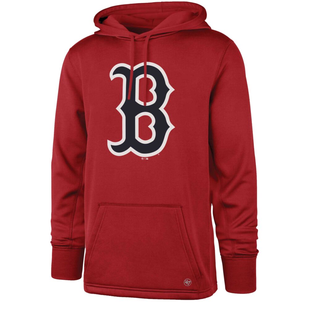 Men's Boston Red Sox '47 Red Logo Fleece Pullover Hoodie
