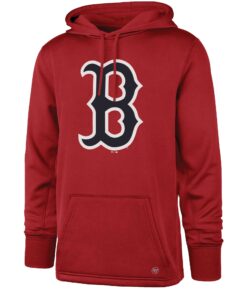 Men's Boston Red Sox '47 Red Logo Fleece Pullover Hoodie
