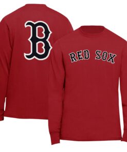 Men's Boston Red Sox '47 Red Two-Sided Long Sleeve T-Shirt