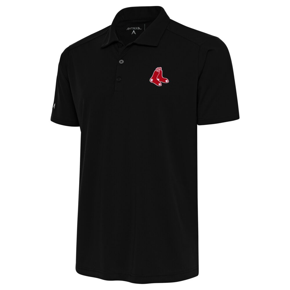Men's Boston Red Sox Antigua Black Apex Polo