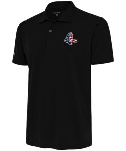 Men's Boston Red Sox  Antigua Black Patriotic Apex Polo