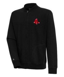 Men's Boston Red Sox  Antigua Black Victory Full-Zip Jacket