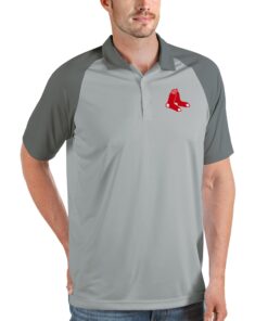 Men's Boston Red Sox Antigua Gray Nova Polo