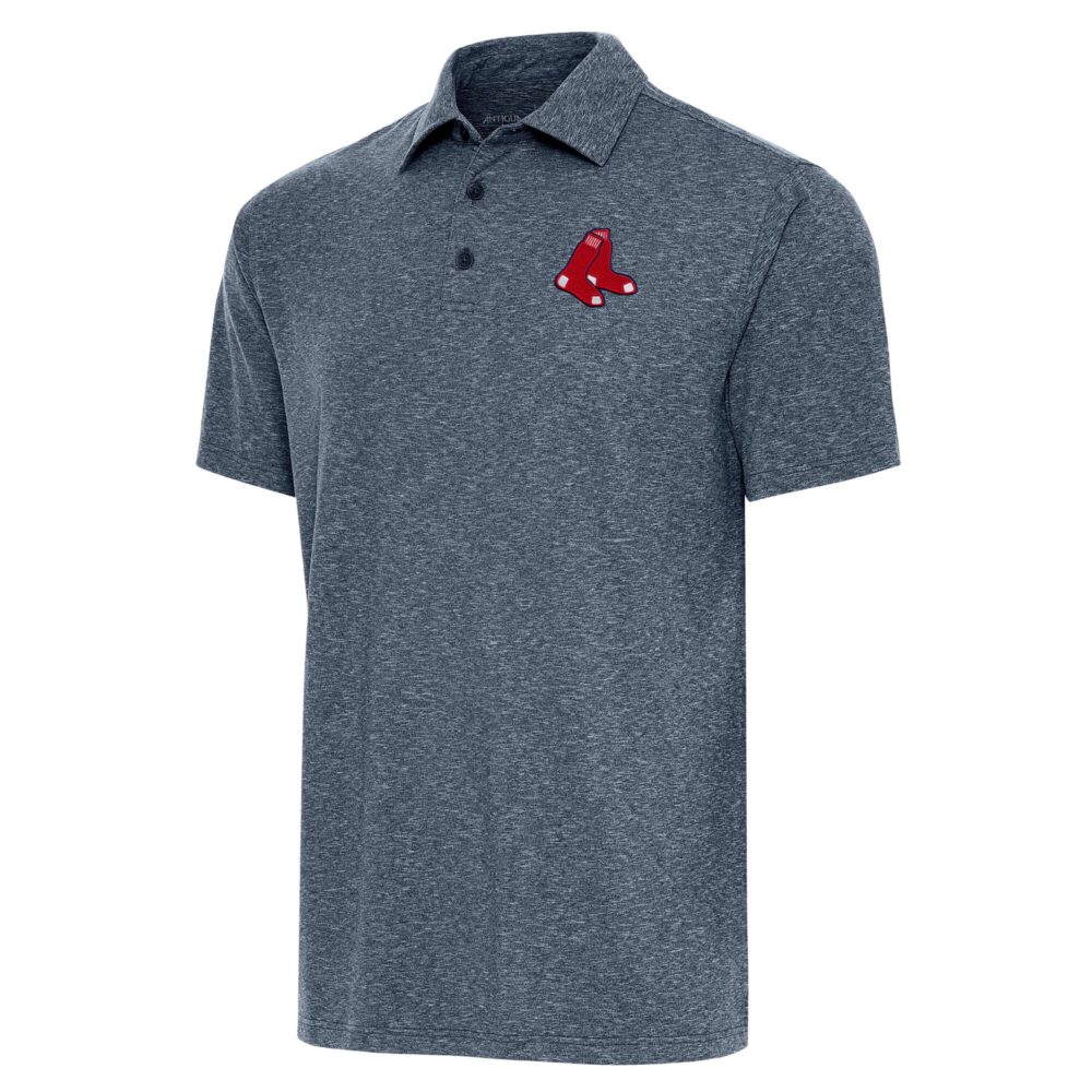 Men's Boston Red Sox  Antigua Heather Navy Par Polo