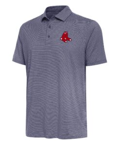 Men's Boston Red Sox  Antigua Heather Navy Scheme Polo