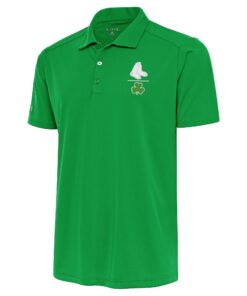 Men's Boston Red Sox  Antigua Kelly Green Shamrock Tribute Polo