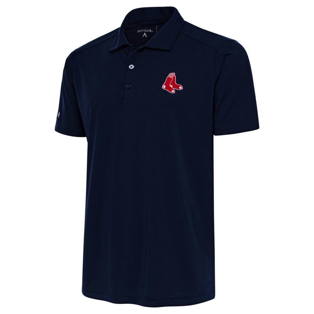 Men's Boston Red Sox Antigua Navy Apex Polo