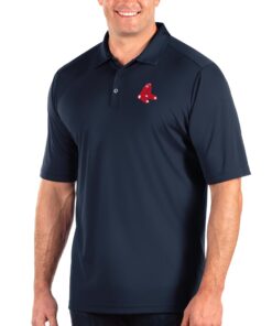 Men's Boston Red Sox Antigua Navy Big & Tall Tribute Polo