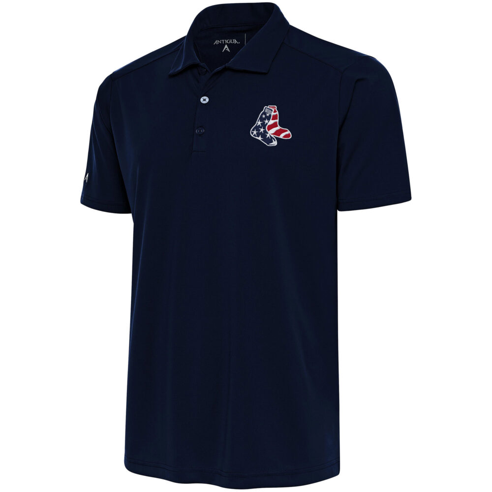 Men's Boston Red Sox  Antigua Navy Patriotic Apex Polo