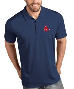 Men's Boston Red Sox Antigua Navy Tribute Polo