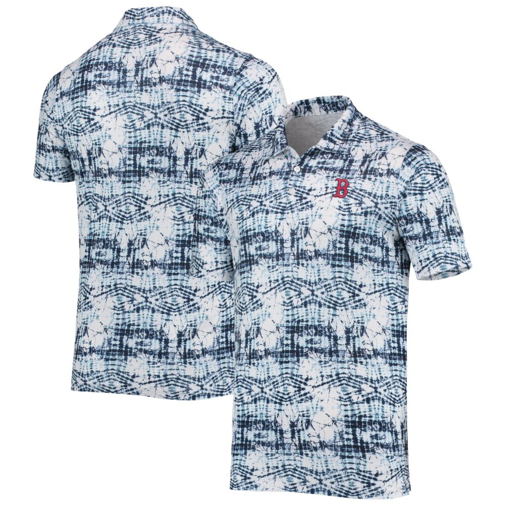 Men's Boston Red Sox Antigua Navy Vivid Polo