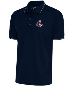 Men's Boston Red Sox  Antigua Navy/White Patriotic Affluent Polo